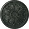 Ekena Millwork Kaya Ceiling Medallion (Fits Canopies up to 5 1/4"), 23 5/8"OD x 1 1/2"P, Painted Turtle Crackle CM23KAPTC - alternate 1